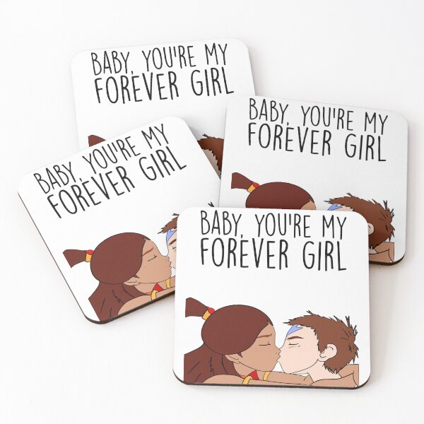 Artikelvorschau, Baby, du bist mein Mädchen für immer – Romantisches Design von Aang & Katara entworfen und verkauft von OwlFilter.