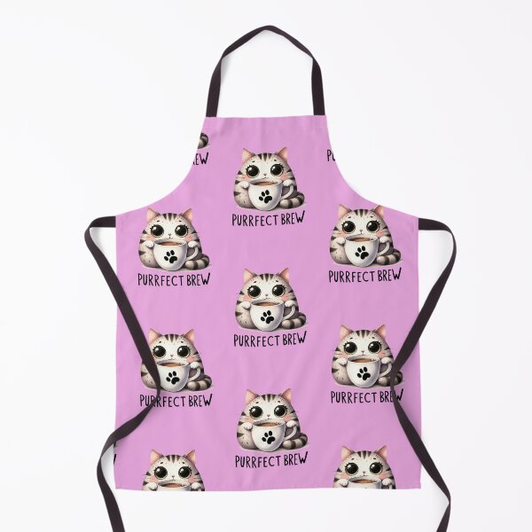 Item preview, Purrfect Brew – Cute Cat Coffee Lover Design designed and sold by TheRamesCo.