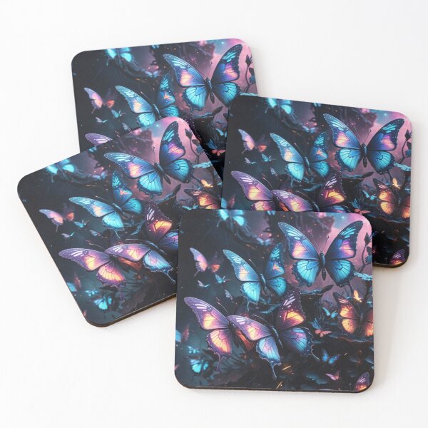 Item preview, Cosmic Wildlife Dreams – Celestial Butterfly Swarm designed and sold by Shouganai-Mind.