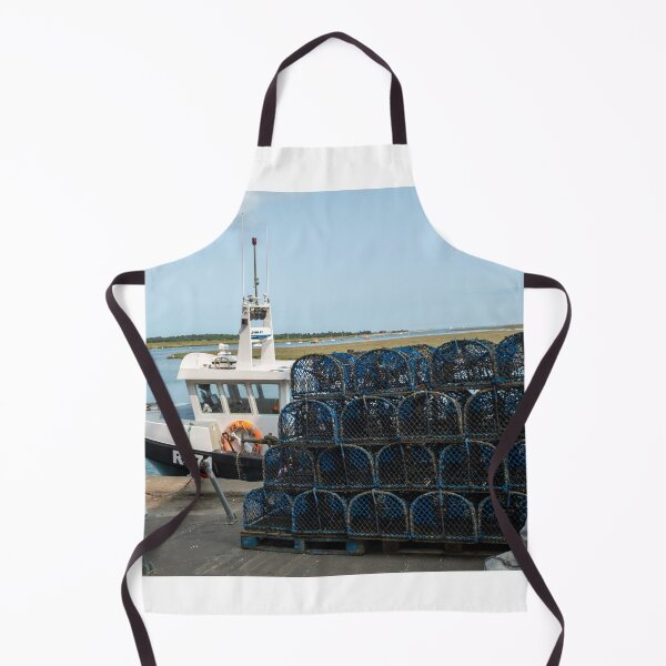 Item preview, Fishing boat and crab pots in Wells Harbour designed and sold by yackers1.