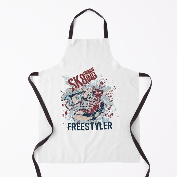 Item preview, Urban Sk8ing Freestiler T-Shirt – Street Skate Vector Graphic Tee, Retro Sneaker & Skateboard Art for City Riders, Rebels & Skate Culture designed and sold by DreamFlux.