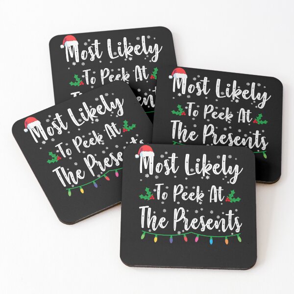 Item preview, Most Likely To Sneak Peek At The Presents Family Xmas Lights designed and sold by deundramathis.