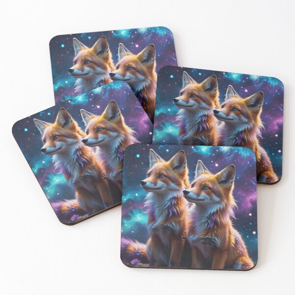 Item preview, Cosmic Wildlife Dreams – Cosmic Fox Companions designed and sold by Shouganai-Mind.