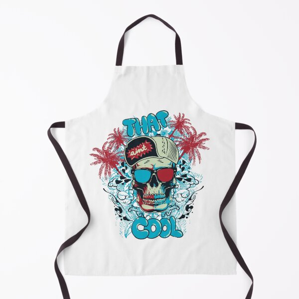 Item preview, That Cool T-Shirt – Skull & Palm Skate Graphic Tee, Retro 80s Vector Art with 3D Glasses for Urban Riders, Skater Rebels & Underground Style designed and sold by DreamFlux.