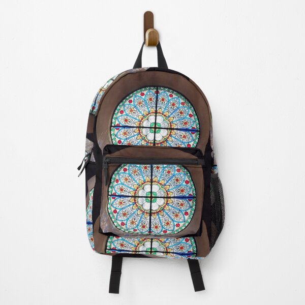 Item preview, Stained glass rose window designed and sold by KNBS.