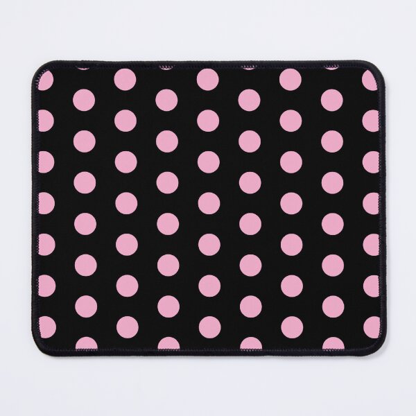 Item preview, Big Pink Polka Dots on Black  designed and sold by DanielleGensler.