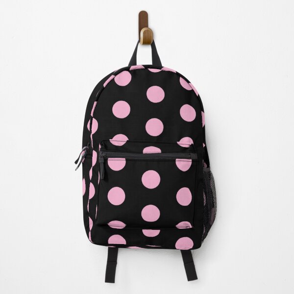 Item preview, Big Pink Polka Dots on Black designed and sold by DanielleGensler.