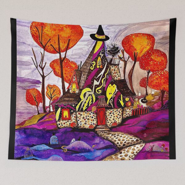 Item preview, Halloween House of Little Red designed and sold by Little Red Art.