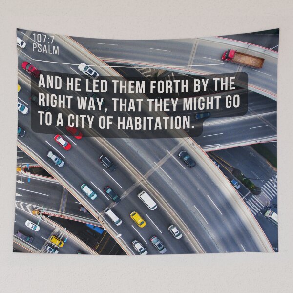 Item preview, Psalm 107:7 	 designed and sold by Undonemadenew.
