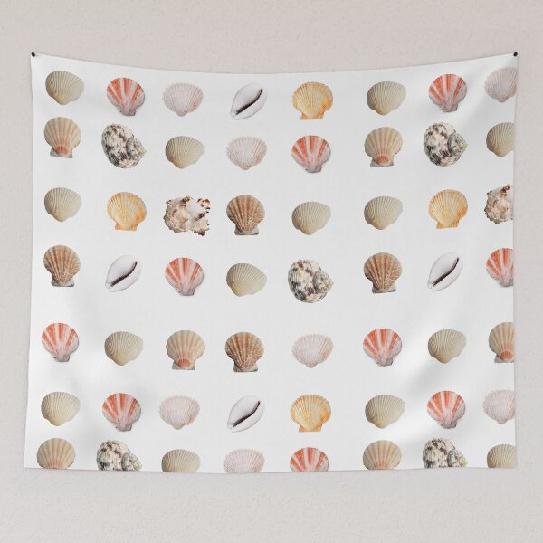 Item preview, Assorted Seashells Pattern - Coastal Beach Collection designed and sold by Leaf & Layer.