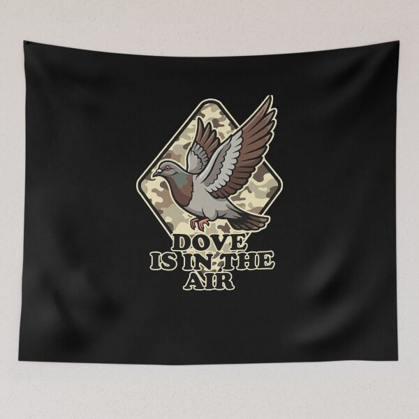 Item preview, Funny Dove Is In The Air Hunting Camo Pun Humor Camouflage designed and sold by elderberry.