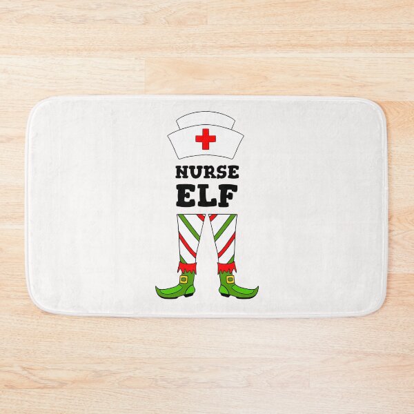 Item preview, Funny Nurse Christmas Elf designed and sold by Sartoris Art.