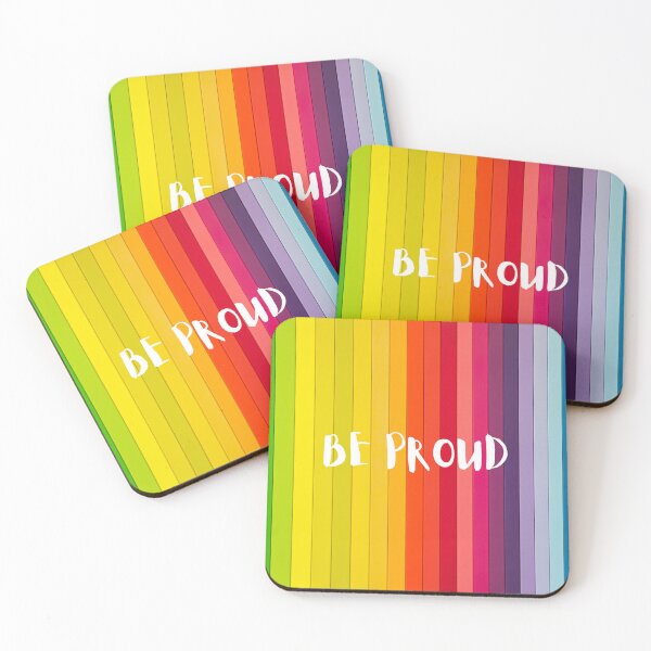 Item preview, Be Proud - Pride LGBTQ+ designed and sold by mildlyagitated.