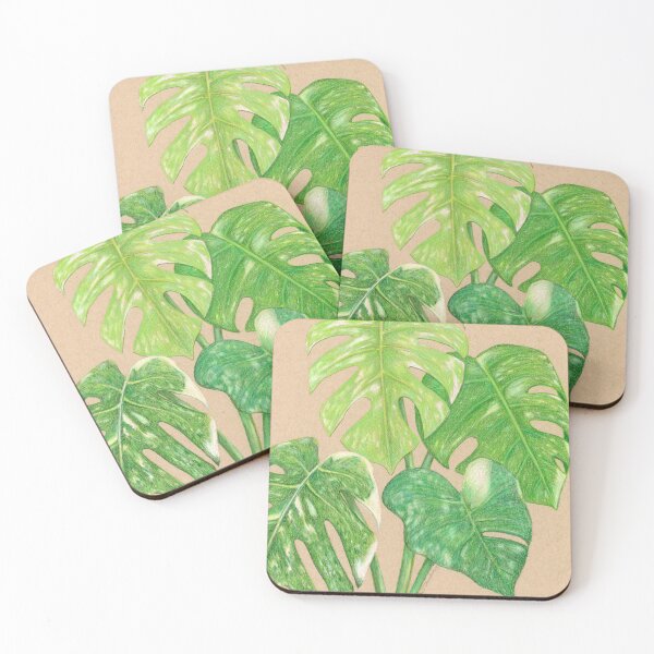 Item preview, Monstera Thai Constellation in Colored Pencil designed and sold by Julia O'Shaughnessy.