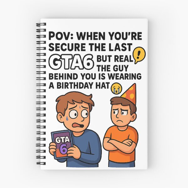 Item preview, POV GTA6 Meme – Last Copy vs Birthday Boy Sticker designed and sold by lolwears.