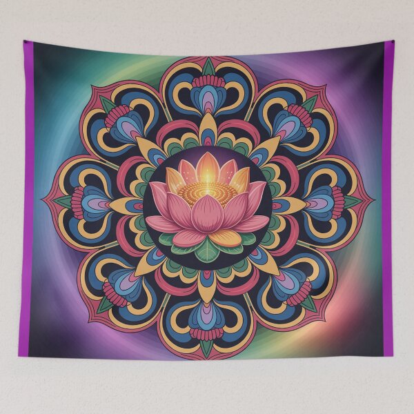 Item preview, mesmerizing eight-armed spiritual Mandala,  designed and sold by Lilashakti ⭐️ ⭐️ ⭐️ ⭐️ ⭐️.