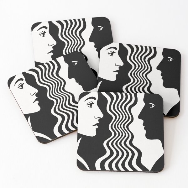 Item preview, Duality Faces with Wavy Distortion designed and sold by weirdfishes123.