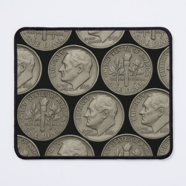 Item preview, 1967 Roosevelt head dime pattern designed and sold by Kristylynn757.