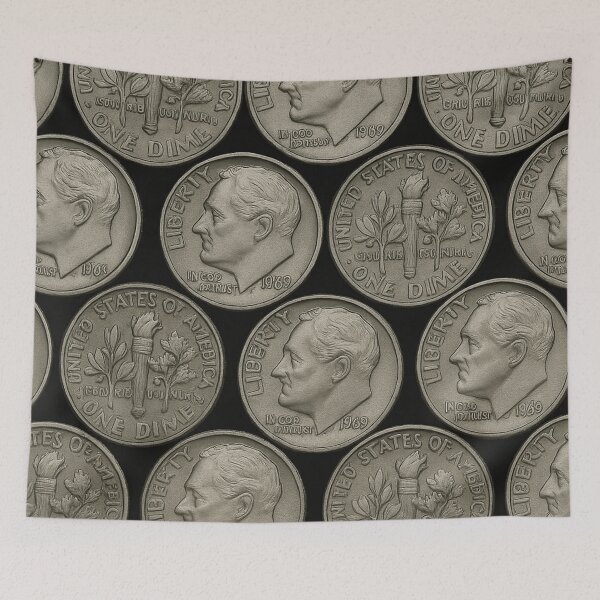Item preview, 1967 Roosevelt head dime pattern designed and sold by Kristylynn757.