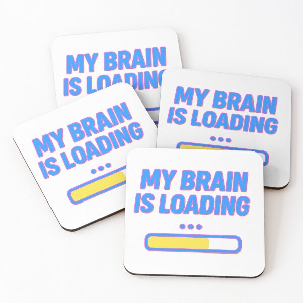 Item preview, My Brain Is Loading Funny T-Shirt – Relatable Humor Tee designed and sold by darkan1.