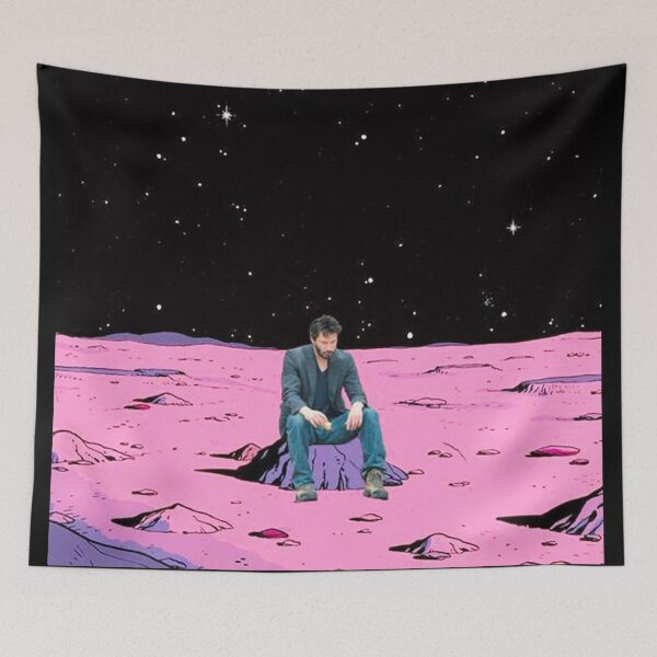 Artikelvorschau, Keanu auf dem Mars entworfen und verkauft von meme-stuff.