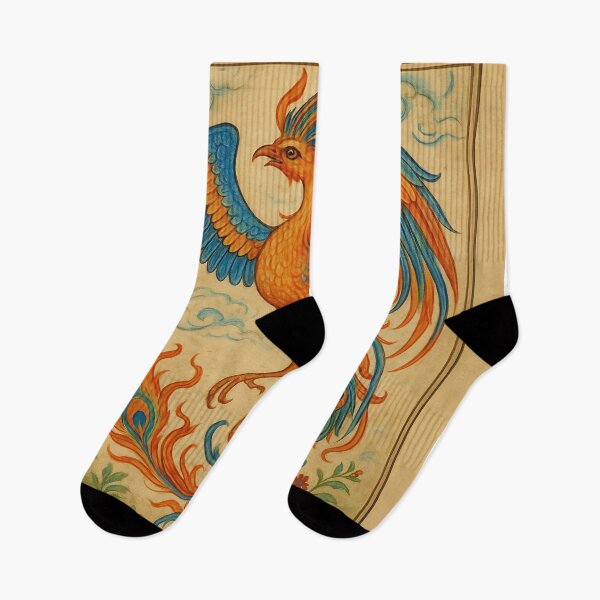 Item preview, Mythical Phoenix Illustration in Persian Style designed and sold by One-For-One.