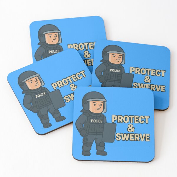 Item preview, Protect And Swerve Police Officer Graphic designed and sold by ArtComixHaven.