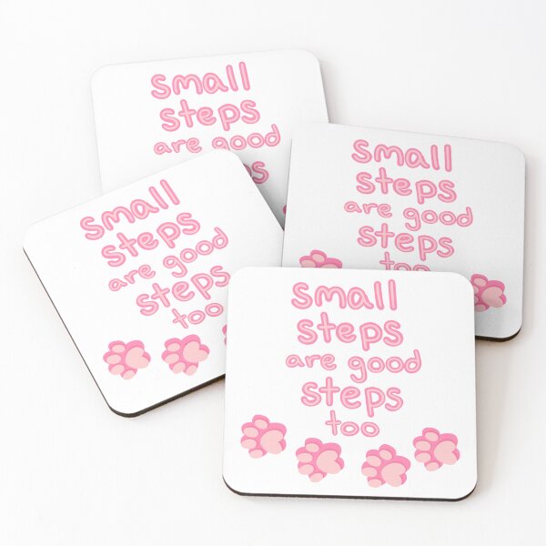 Item preview, Small Steps Are Good Steps Too - Pawsitive Thoughts designed and sold by dreamsclouds.