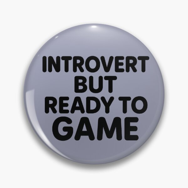Artikelvorschau, Introvertierter Gamer – Lustiges minimalistisches Zitat-Design entworfen und verkauft von KawaiiOrbit.