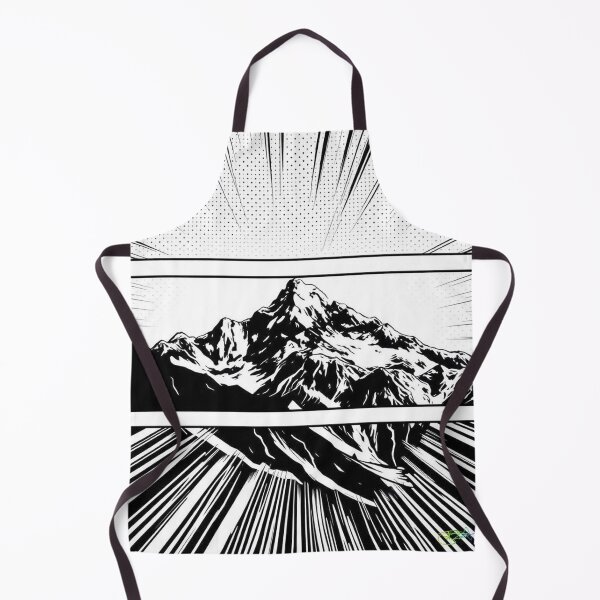 Item preview, Radiant Mountain Burst – Comic Style Landscape - Pop Art Mountain Landscape Love designed and sold by Benito Del Ray.