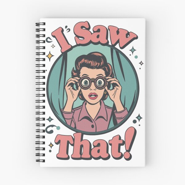 Item preview, Funny Retro Bewitched Nosy Neighbor designed and sold by Nordic Echo.