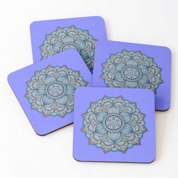 Item preview, Blue Mandala 01 designed and sold by Mandala Madness.