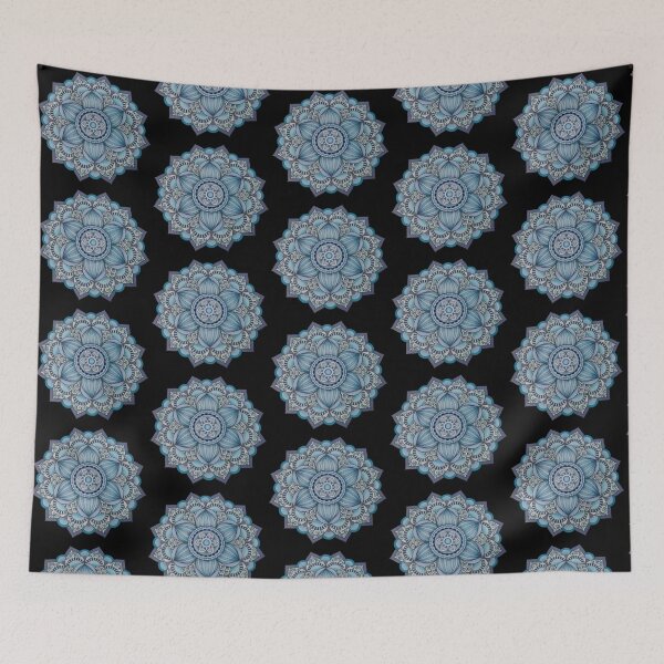 Item preview, Blue Mandala 01 designed and sold by Mandala Madness.