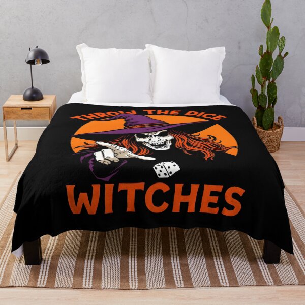 Item preview, Funny Spooky Season Throw The Dice Witches Dice Game Halloween Lovers designed and sold by Zayavca.