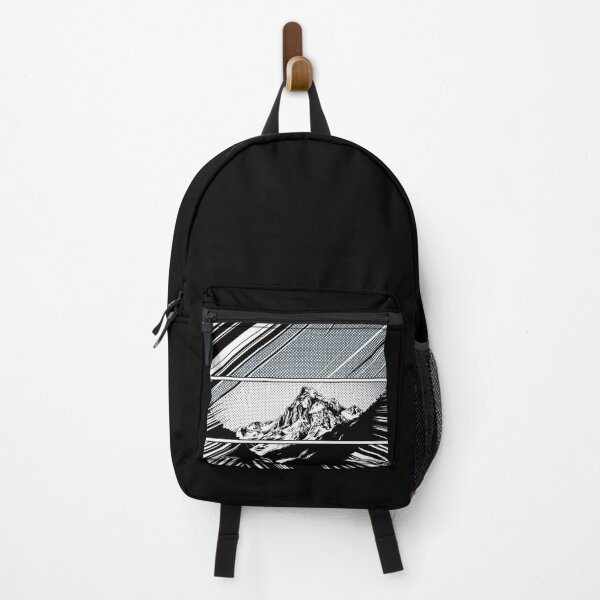 Item preview, Velocity Peaks – Dynamic Comic Mountain Landscape - Pop Art Mountain Landscape Love  designed and sold by Benito Del Ray.