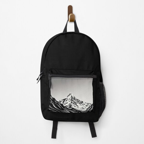 Item preview, Tranquil Monochrome Mountain – Minimal Gradient Landscape - Pop Art Mountain Landscape Love designed and sold by Benito Del Ray.
