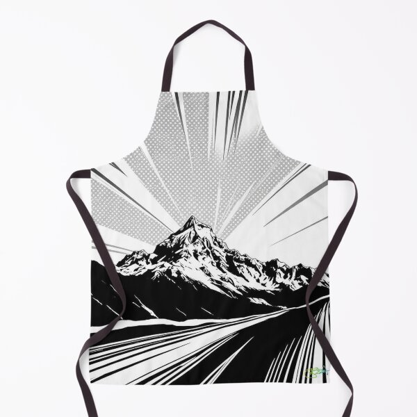Item preview, Rising Force – Manga Speed Line Mountain - Pop Art Mountain Landscape Love designed and sold by Benito Del Ray.