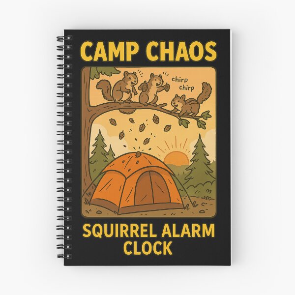 Item preview, Squirrel Alarm Clock designed and sold by Camp Chaos by Wharf Wreckers.