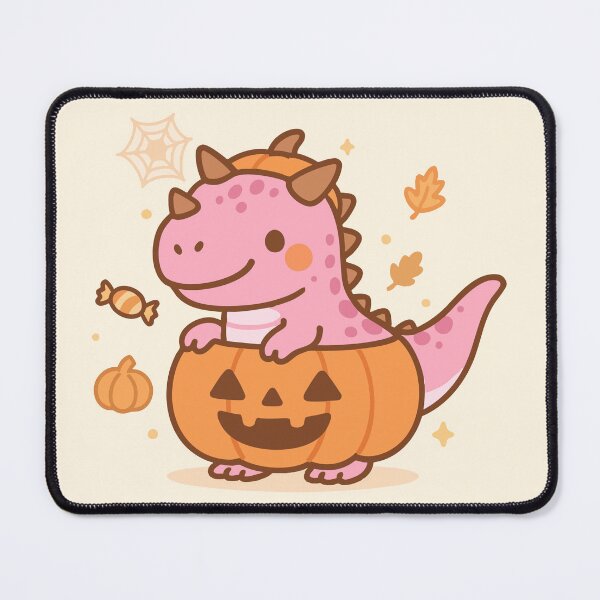 Item preview, Spooky Cute Dino Pumpkins (Carnotaurus) designed and sold by RHADMAS.