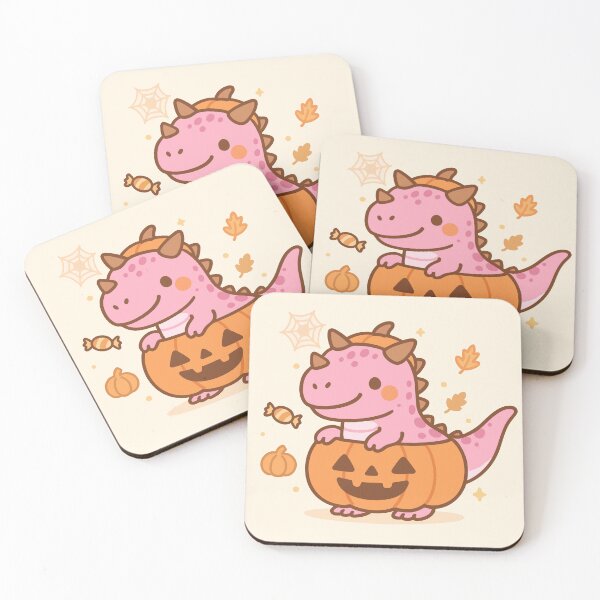 Item preview,  Spooky Cute Dino Pumpkins (Carnotaurus) designed and sold by RHADMAS.