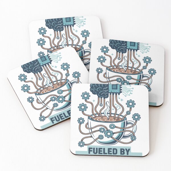 Item preview, Fueled by Caffeine & Code - Programmer / Developer / Tech Enthusiast Gift designed and sold by NostasStuff.
