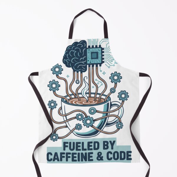 Item preview, Fueled by Caffeine & Code - Programmer / Developer / Tech Enthusiast Gift designed and sold by NostasStuff.