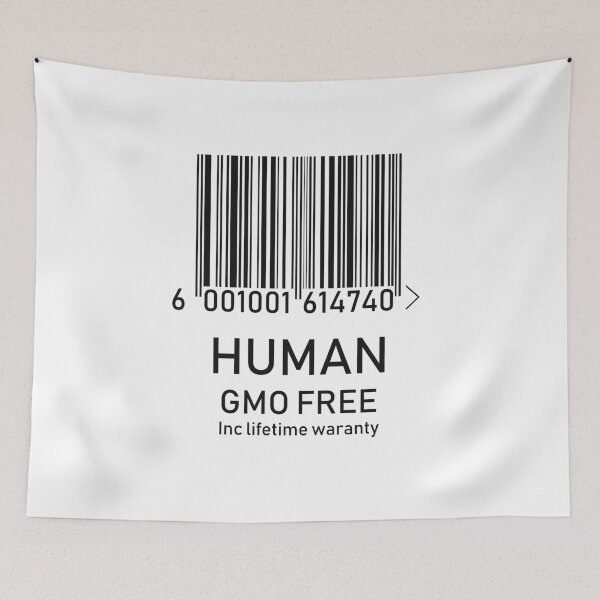 Item preview, Barcode Design - GMO FREE Human designed and sold by GetItGiftIt.