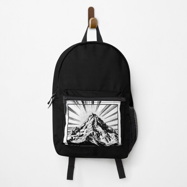 Item preview, Apex Radiance – Bold Manga Style Mountain - Pop Art Mountain Landscape Love  designed and sold by Benito Del Ray.
