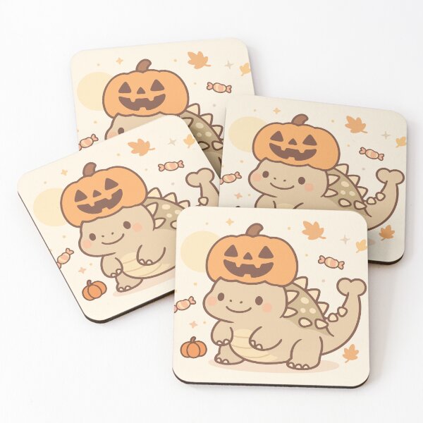 Item preview, Spooky Cute Dino Pumpkins (Stegosaurus) designed and sold by RHADMAS.