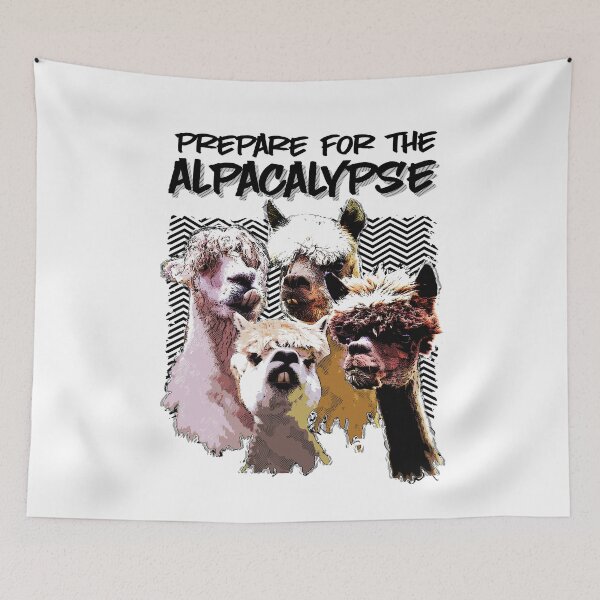 Item preview, Funny Alpacas / Llamas. Prepare For The Alpacalypse. / Llama - Humor designed and sold by STYLESYNDIKAT.