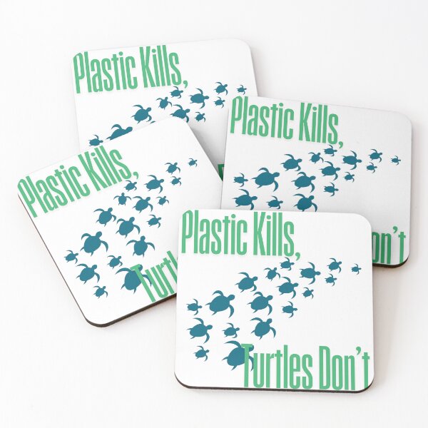 Item preview, Plastic Kills, Turtles Don't. designed and sold by Turtld.