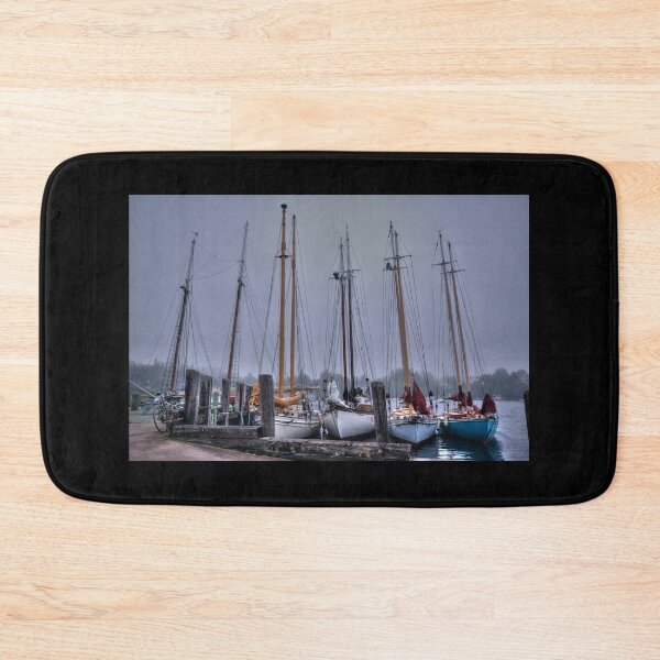 Item preview, Moored Sailboats in Hubbards Cove, Nova Scotia Canada designed and sold by Roxane Bay.