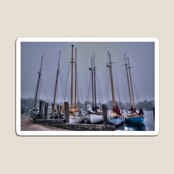 Item preview, Moored Sailboats in Hubbards Cove, Nova Scotia Canada designed and sold by Roxane Bay.