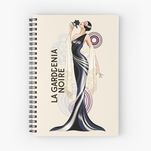 Item preview, After Erté - LA GARDENIA NOIRE (The Black Gardenia) designed and sold by elektronen.